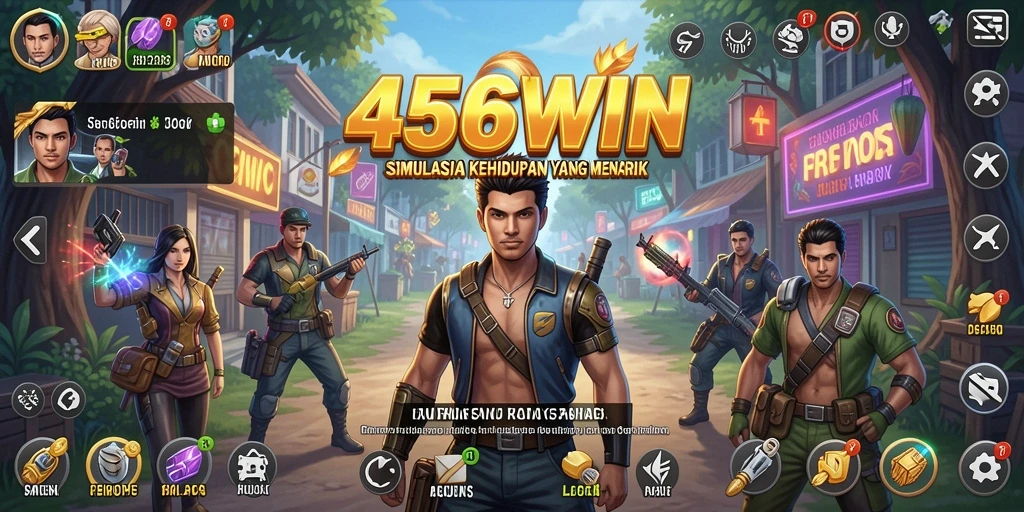 Tampilan gameplay 456WIN dengan interaksi antarpemain yang seru.
