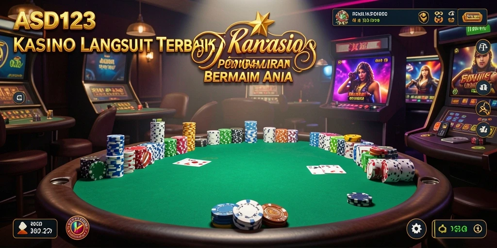 Tampilan gameplay Live Casino yang memukau di ASD123.