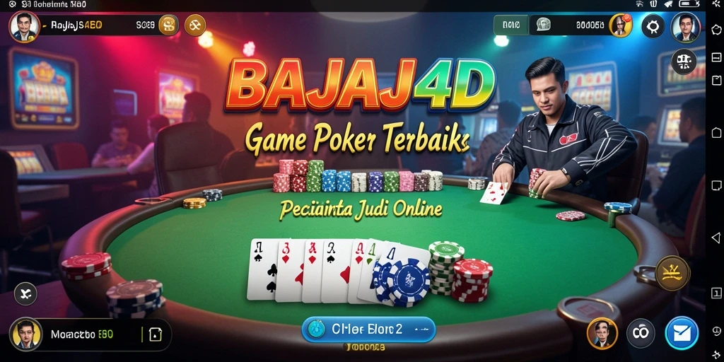 Screenshot BAJAJ4D menampilkan aksi seru dalam permainan Poker yang mendebarkan.