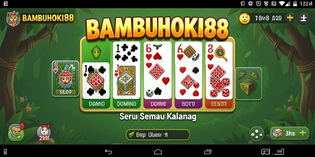 Tampilan gameplay seru di BAMBUHOKI88 dengan teman-teman.