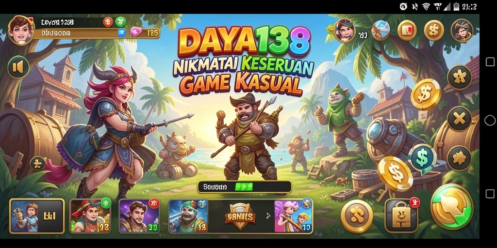 Screenshot utama DAYA138 menampilkan gameplay seru dan interaktif.