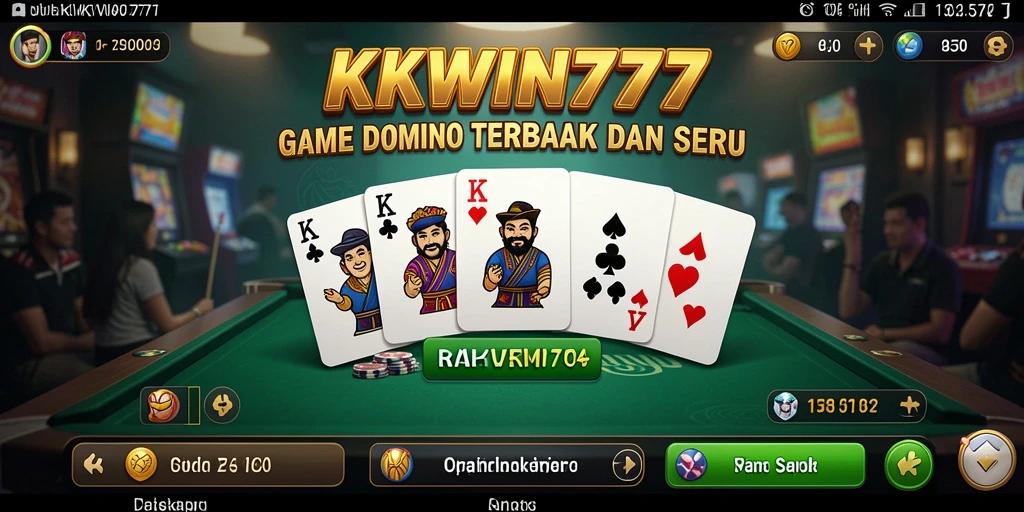 Gameplay menarik di KKWIN777 saat bermain Domino.
