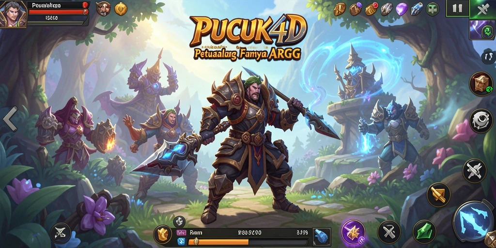 Tampilan gameplay PUCUK4D yang penuh aksi dan strategi.