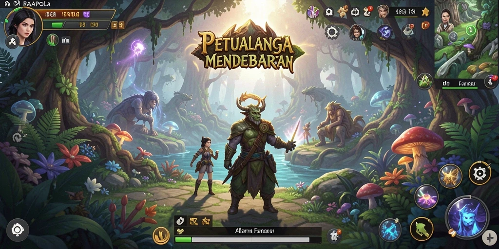 Gameplay seru RAJAPOLA di dunia fantasi yang mendebarkan.