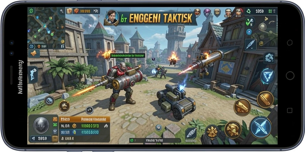 Tampilan menakjubkan dari gameplay S9S9 dalam aksi strategi.
