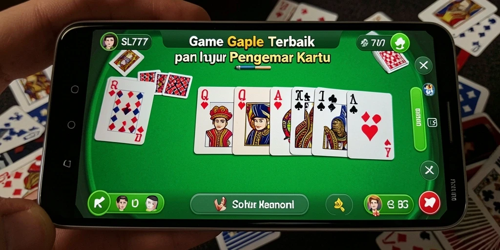 Tampilan gameplay SL777 yang seru dan mengasyikkan saat bermain Gaple.