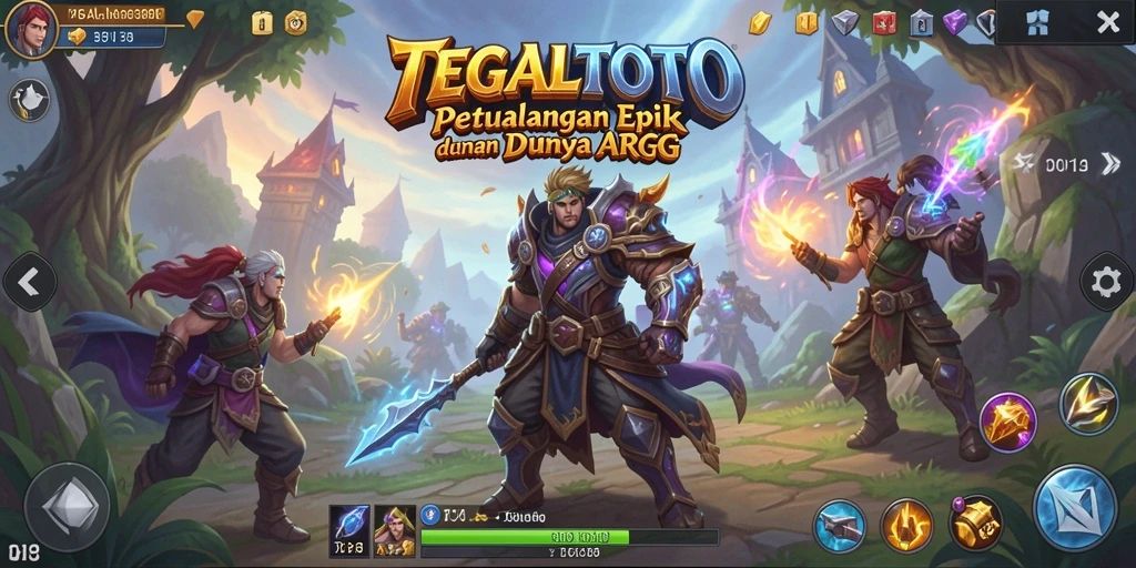 Gameplay mendebarkan dalam dunia ARPG TEGALTOTO.