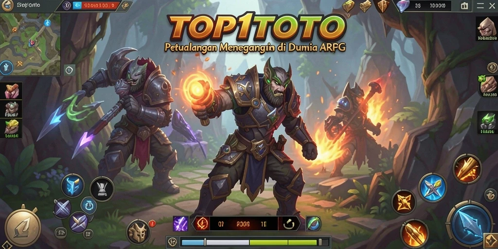 Tangkapan layar gameplay menampilkan petualangan seru dalam dunia ARPG.